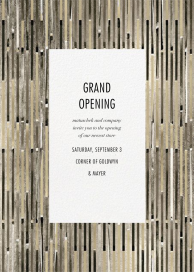 Paradigm - Launch Party Invitation by Kelly Wearstler