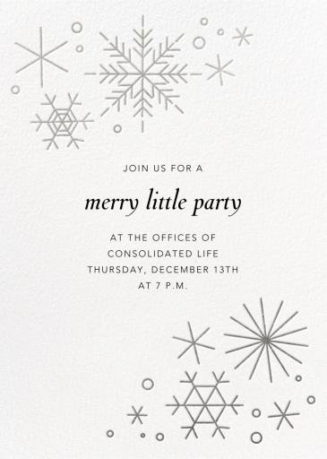 No Two Alike - Corporate Holiday Party Invitation by Paperless Post