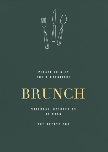 Spruce - plain by Paperless Post