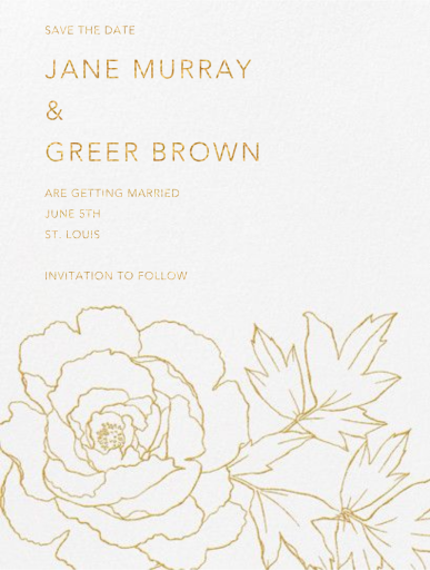 Meet me in the Menagerie (Save the Date) by Crane & Co.