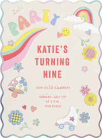 Groovy Finds - Birthday Invitation by Meri Meri