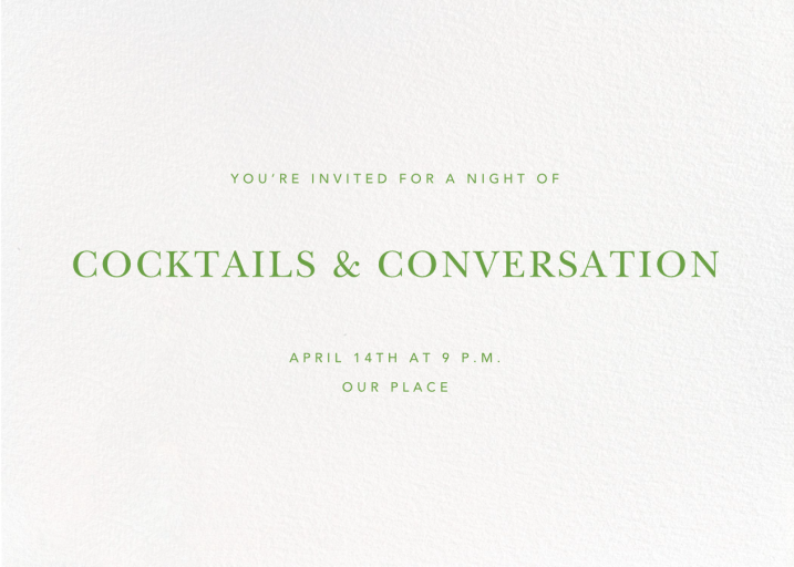 Wilcox - Dinner Party Invitation by Paperless Post