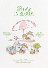 Flower Market - Baby Shower Invitation by Paperless Post