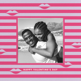 Sealed Lips Photo - Valentine's Day Card by kate spade new york