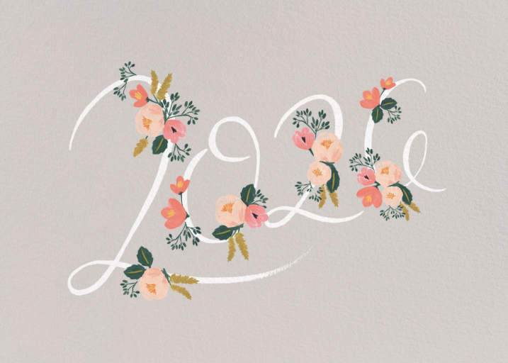 Botanic Year (Horizontal) - New Year's Card by Rifle Paper Co.