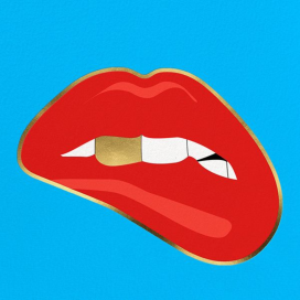 Gold Tooth - Valentine's Day Card by Jonathan Adler
