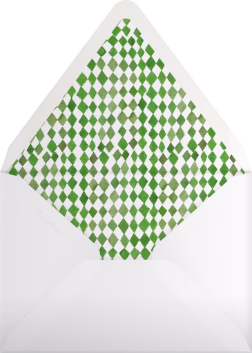 Wintergreen Border - Happy Menocal Envelope