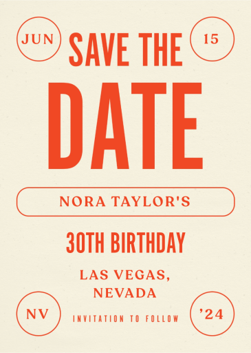 Lucky Ones - Save the Date by Paperless Post