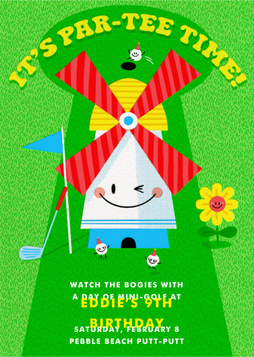 Putt of Course - Invitation by Hello!Lucky