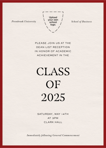 High Honor - Corporate Reception Invitation by Paperless Post