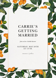 Nagami - Bridal Shower Invitation by Oscar de la Renta