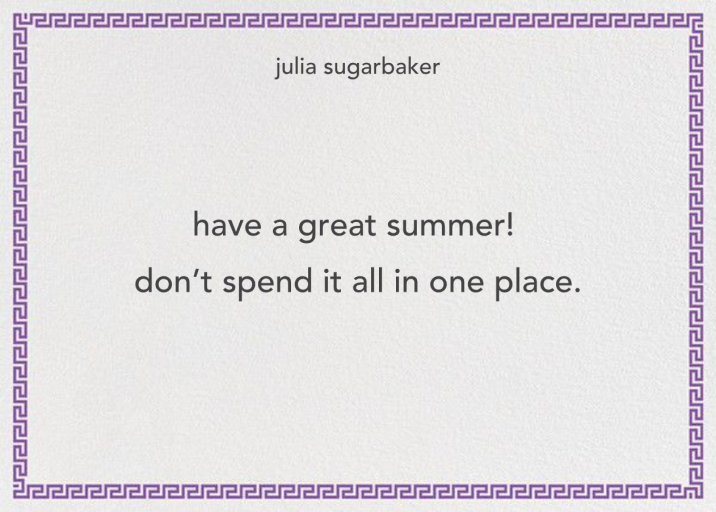 Greek Border - Stationery by Jonathan Adler