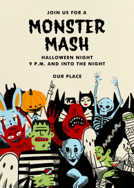 Monster Mash - Halloween Invitation by Hello!Lucky