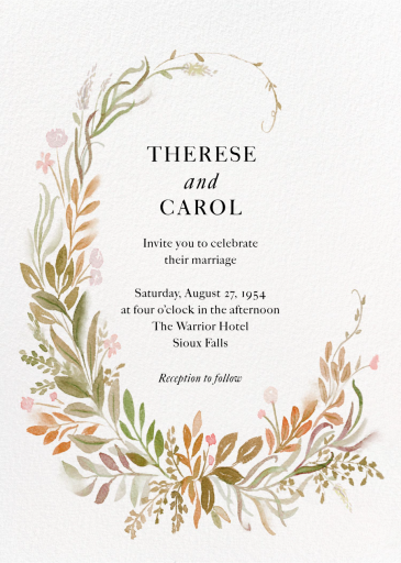 Floral Arc - Wedding Invitation by Paperless Post