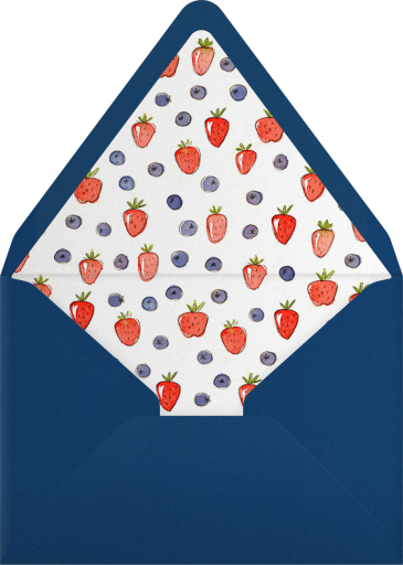 Red White and Blue Cake - Martha Stewart Envelope