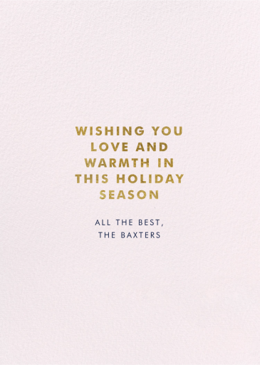 City Sidewalks - Greeting Card by Carolyn Suzuki Studio - Back