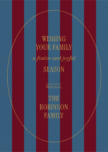 Lined with Love - Holiday Card by Paperless Post - Back