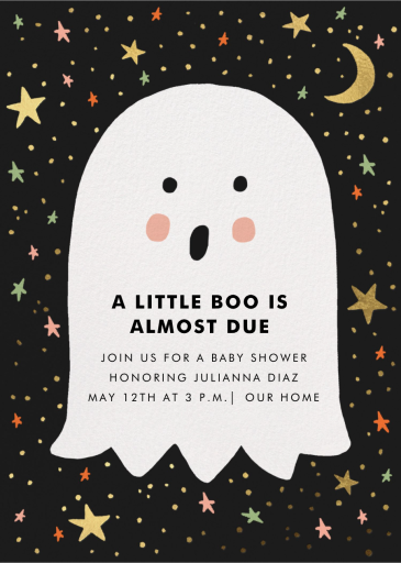 Not-So-Spooky Ghost - Baby Shower Invitation by Rifle Paper Co.