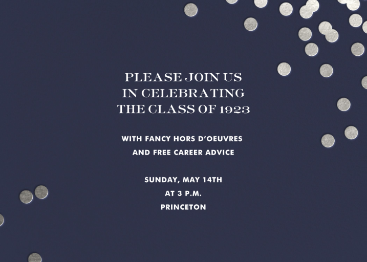 Confetti kate spade new york - Business Event Invitation by kate spade new york