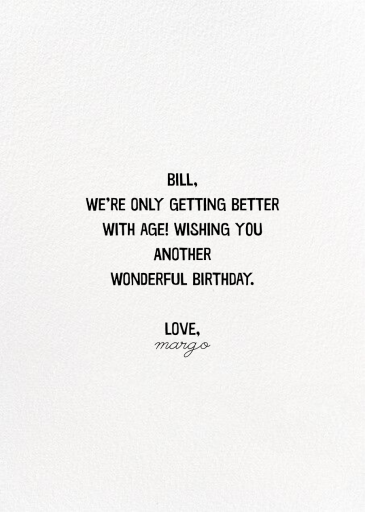 Cake in Bloom (Carolyn Gavin) - Birthday Card by Red Cap Cards - Back