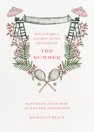 Grass Court (Riley Sheehey) - Summer Party Invitation by Dogwood Hill