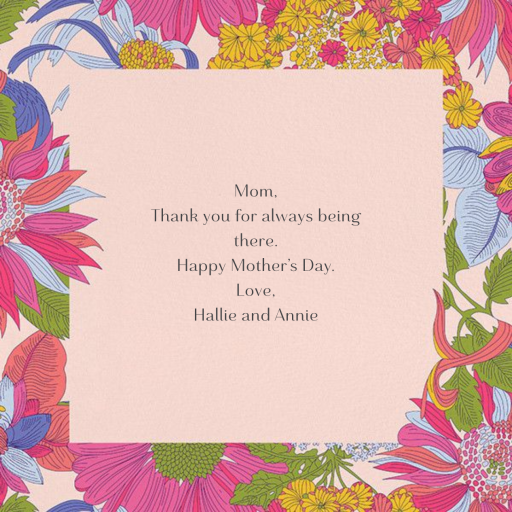 Angelica Garla (Greeting) by Liberty - Back