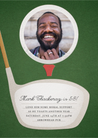 Tee Time (Photo) - Birthday Invitation by Paperless Post