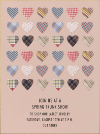 Plaid Hearts by Paperless Post