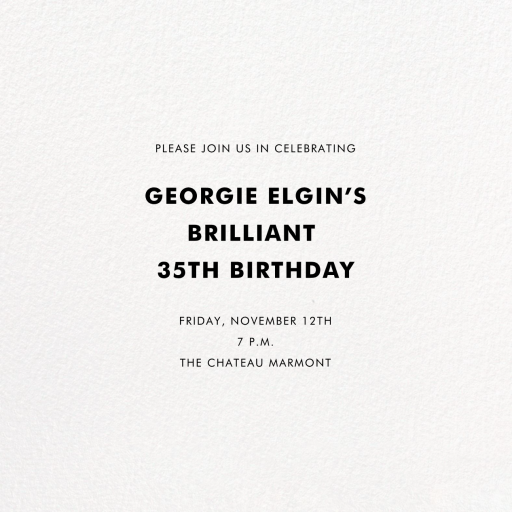 Join Us (Photo) - Birthday Invitation by Linda and Harriett - Back