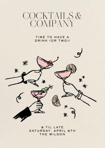 Garnish Galore - Party Invitation by Pulp Templates Co.