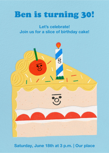 Smiling Cake by Tess Smith-Roberts