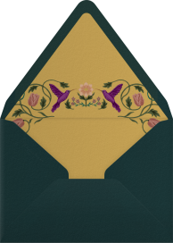 Hummingbird Garden - Chand Sitara Envelope