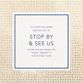 Jacks Border - Launch Party Invitation by Jonathan Adler