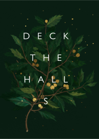 Holly Branch - Greeting Card by Paperless Post