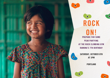 Rock Gym (Photo) by Paperless Post