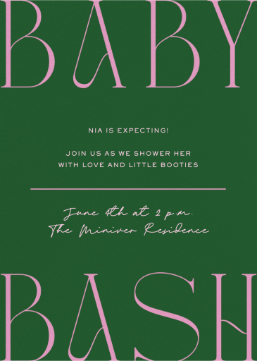 Big Talk - Baby Shower Invitation by Paperless Post