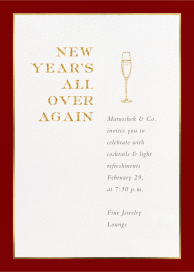 Oro (Tall) - Corporate Reception Invitation by Paperless Post