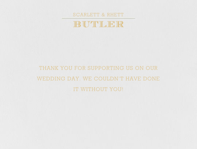 Aperitif (Thank You) - Stationery by Crane & Co.