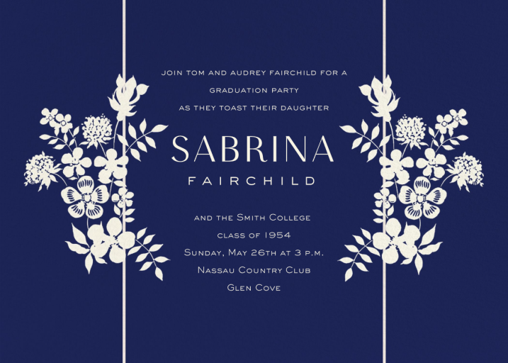 Edenham - Graduation Party Invitation by Liberty