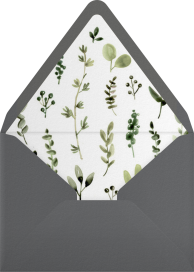 Mountain Greenery - Bridal shower - Paperless Post Envelope