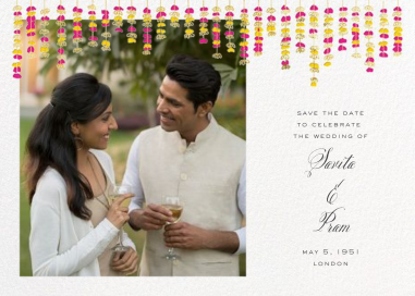 Under the Toran (Photo Save the Date) by Paperless Post