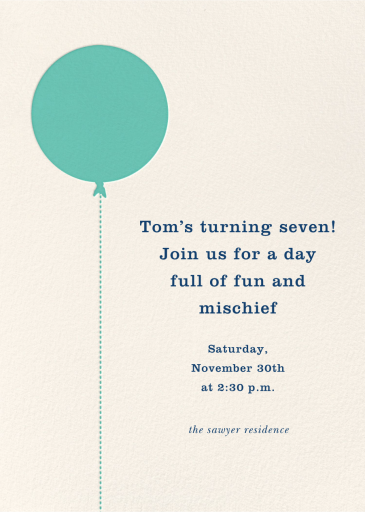 Balloon Birthday (Photo) by kate spade new york - Back