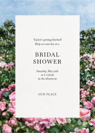 Garden Whimsy - Bridal Shower Invitation by Oscar de la Renta