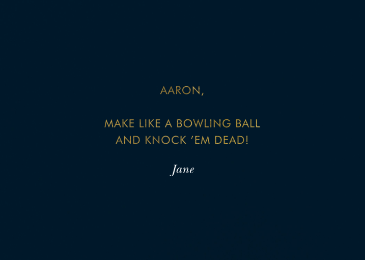 You Got This - Encouragement Card by Rifle Paper Co. - Back