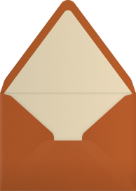 Vintage Turkey Plate Invitation Envelope