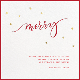 Merry Stars by Sugar Paper
