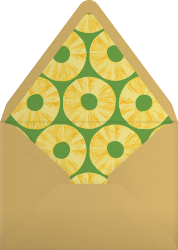 Pineapple Fling - Paperless Post Envelope