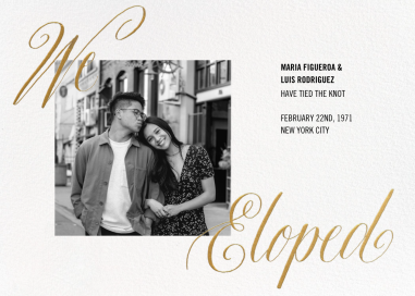 Charmed (Elopement) by Paperless Post