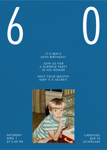 Time Capsule - Birthday Invitation by Goods Gang