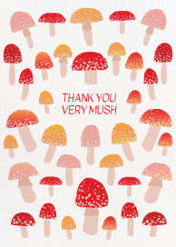 Fungi Fest - Thank You Card by Hartland Cards